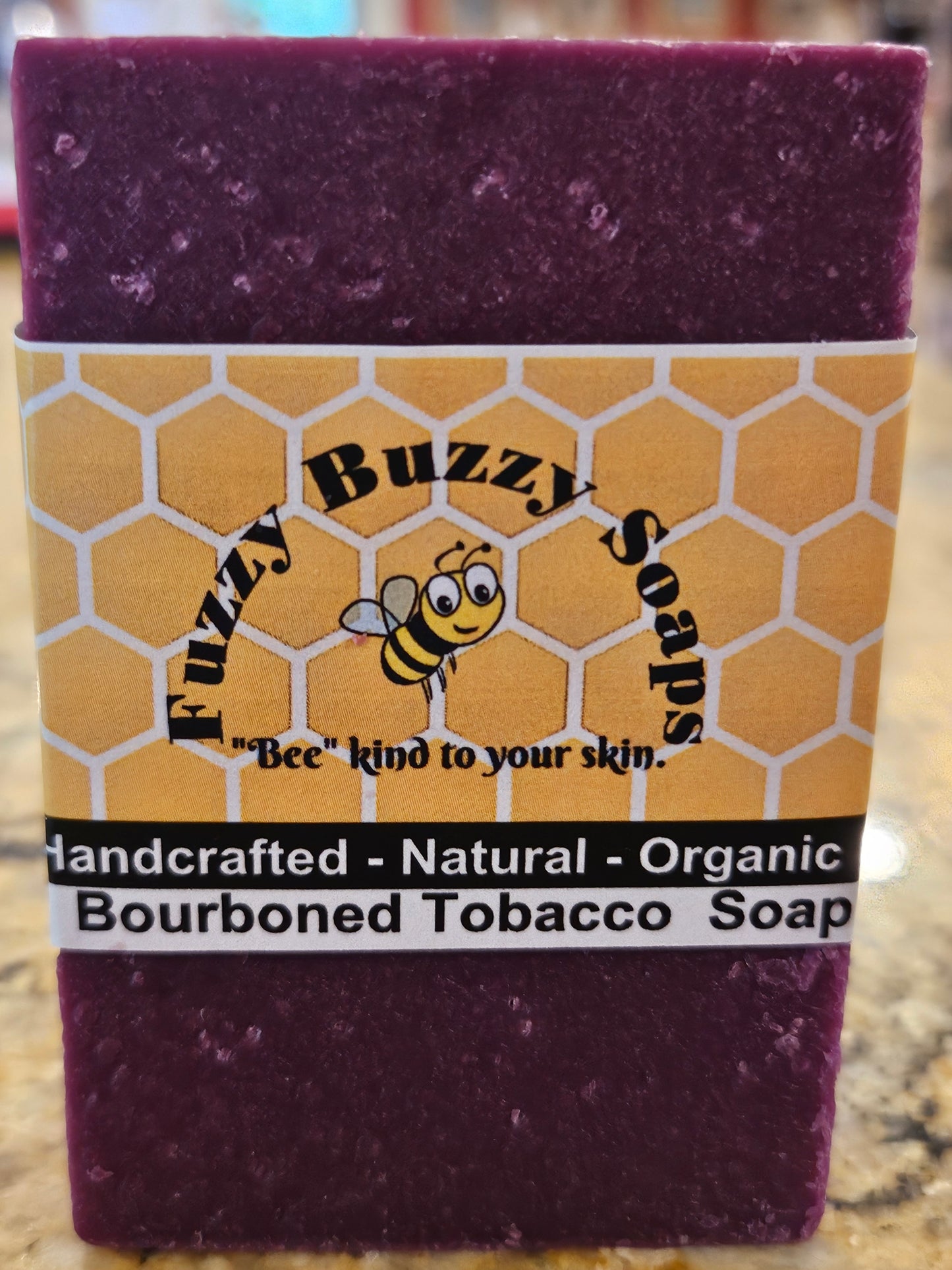 Burboned tobacco goats milk and honey soap