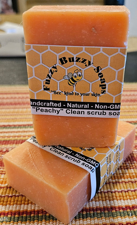 Peachy Clean exfoliating soap