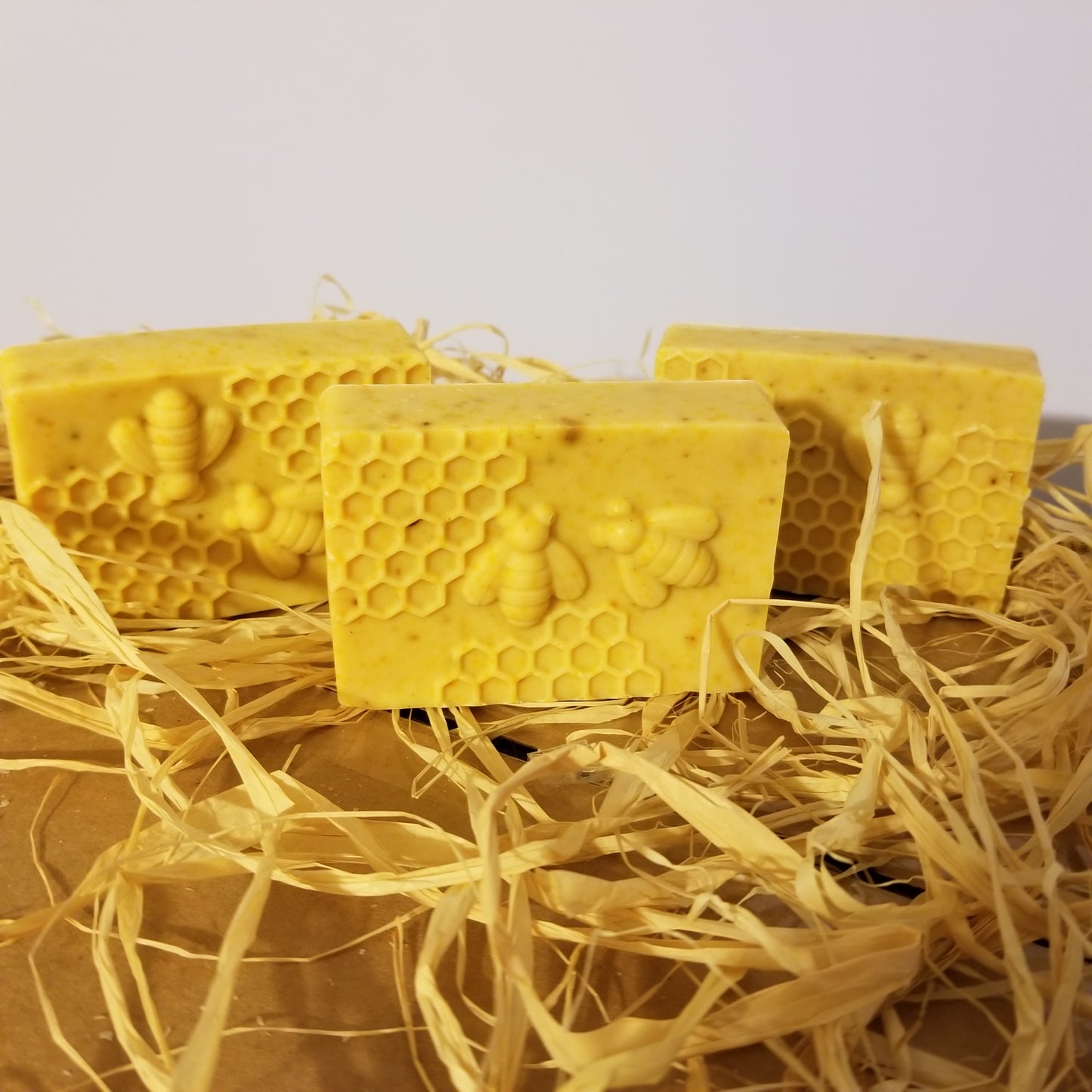 Bee Pollen and Honey "Bee" Soaps