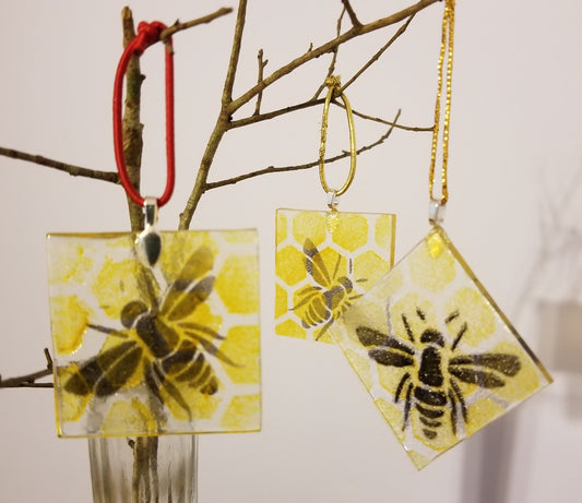 Honey Bee Ornaments /Suncatchers