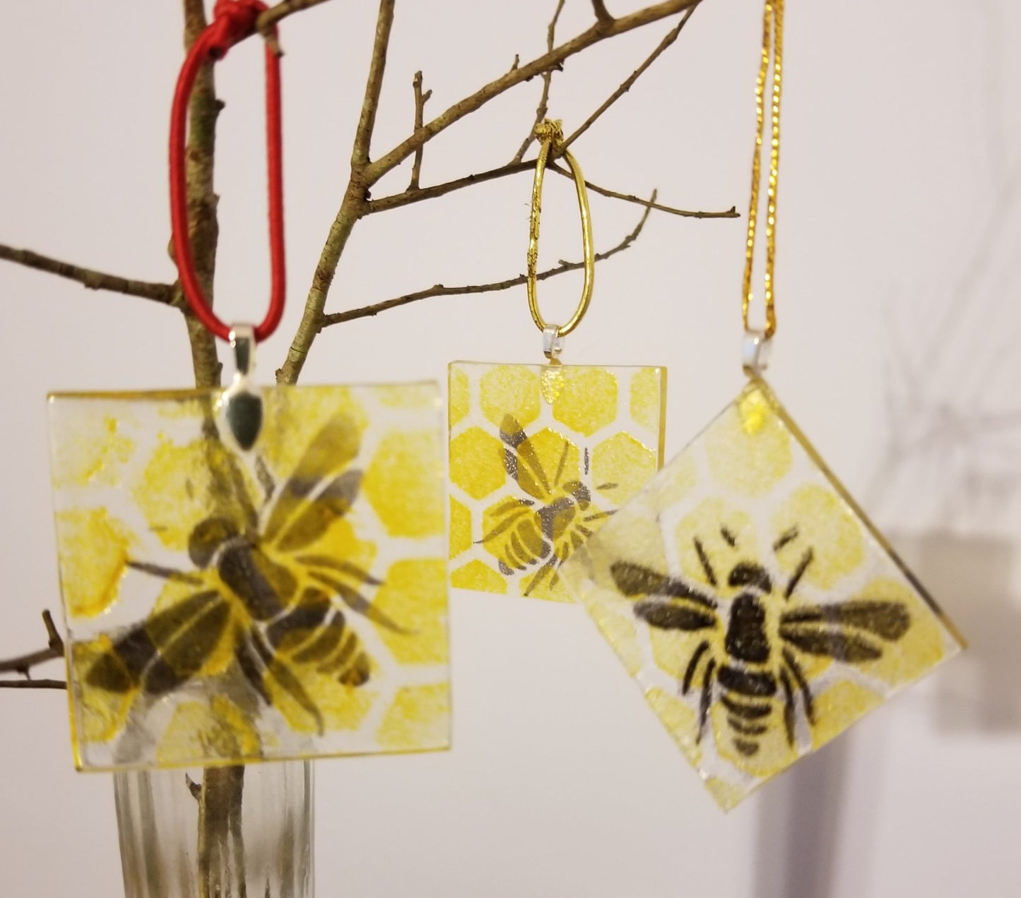 Honey Bee Ornaments /Suncatchers